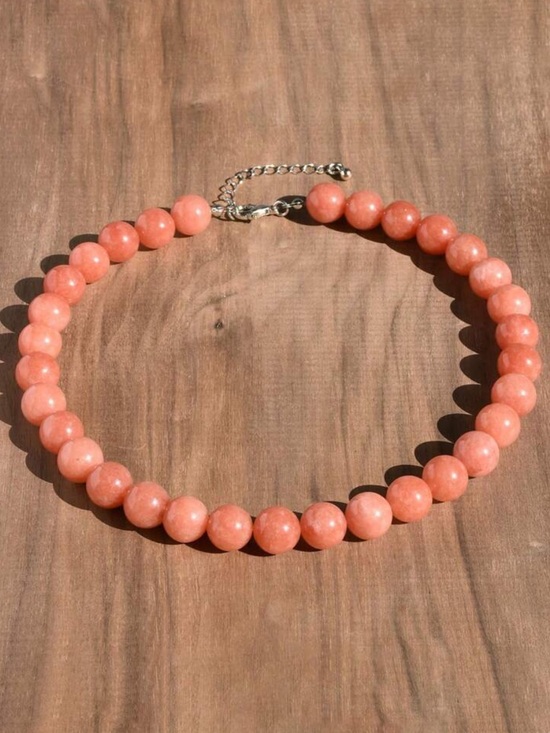 Anthropologie Jewelry - Coral Bead Choker Necklace Q1143
